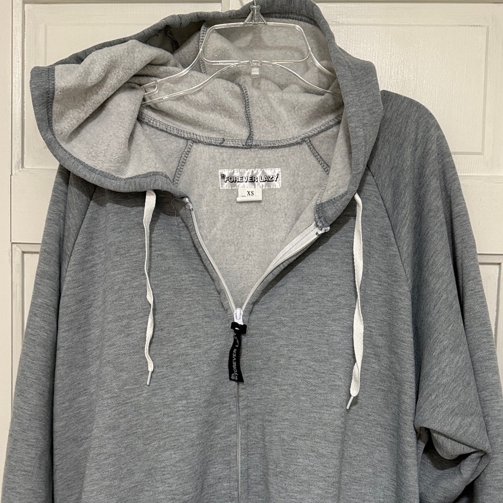 Cozy Gray Women's Onesie - Picture 6 of 8